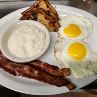 Eggs with Bacon or Sausage