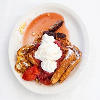 Strawberries & Cream Waffle